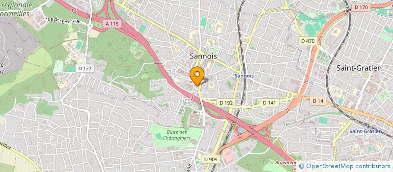 localisation de l'entreprise SOGENSET à SANNOIS