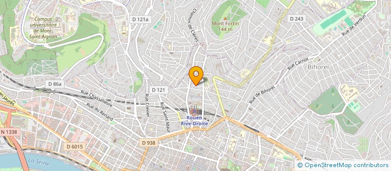 localisation de l'entreprise SOGEO à ROUEN