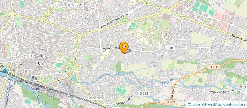localisation de l'entreprise SOGEP à PAU
