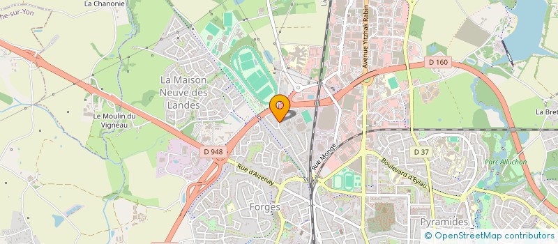 localisation de l'entreprise SOGEPA à LA ROCHE-SUR-YON