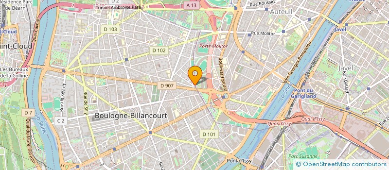 localisation de l'entreprise SOGEPA DU PARC à BOULOGNE-BILLANCOURT