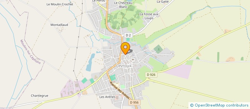 localisation de l'entreprise SOGEPAFF à LEVROUX