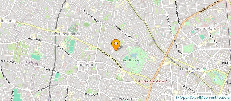 localisation de l'entreprise SOGEPAMO à BORDEAUX