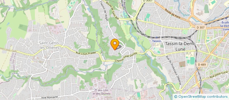 localisation de l'entreprise SOGEPART  TASSIN-LA-DEMI-LUNE