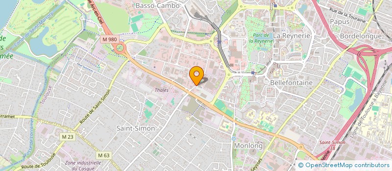 localisation de l'entreprise SOGEPP ETDE - STEIHN VAUQUIER à TOULOUSE