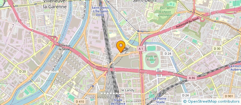 localisation de l'entreprise SOGEPRA à SAINT-DENIS