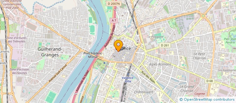 localisation de l'entreprise SOGEPRIM à VALENCE