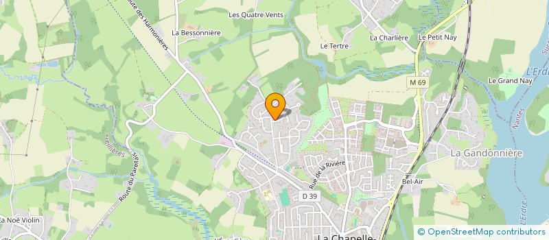 localisation de l'entreprise SOGEPRIMO à LA CHAPELLE-SUR-ERDRE