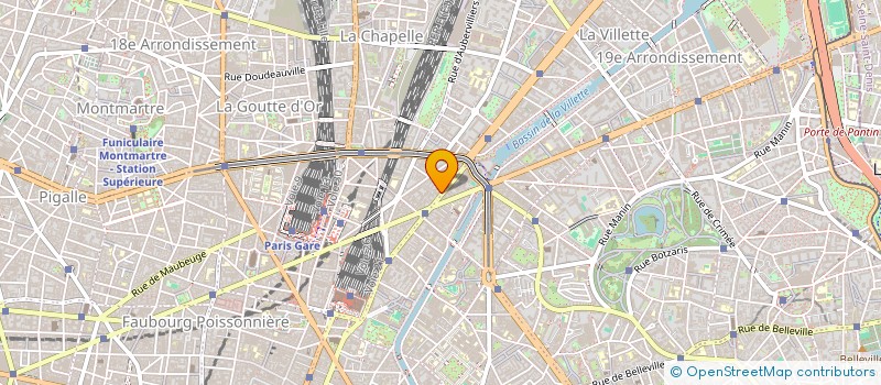 localisation de l'entreprise SOGEPROD à PARIS
