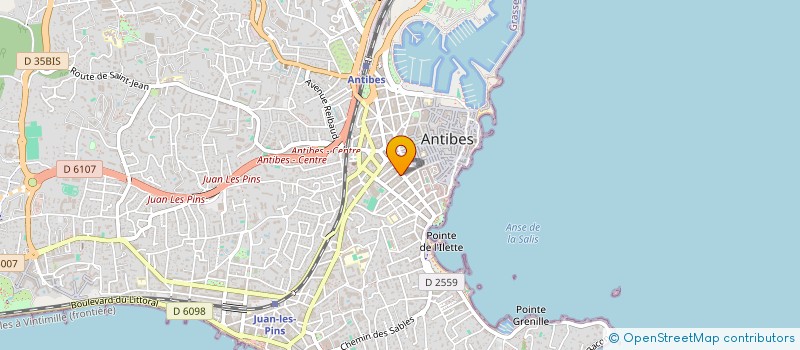 localisation de l'entreprise SOGER à ANTIBES