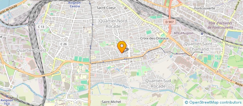 localisation de l'entreprise SOGER  AVIGNON