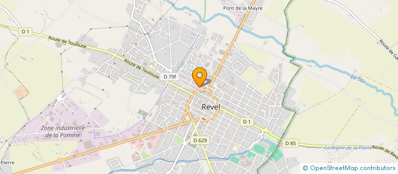 localisation de l'entreprise SOGERNA  REVEL