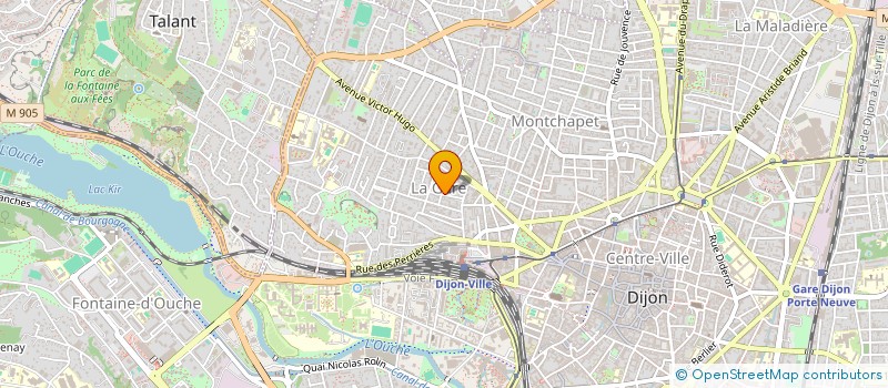 localisation de l'entreprise SOGEROC à DIJON