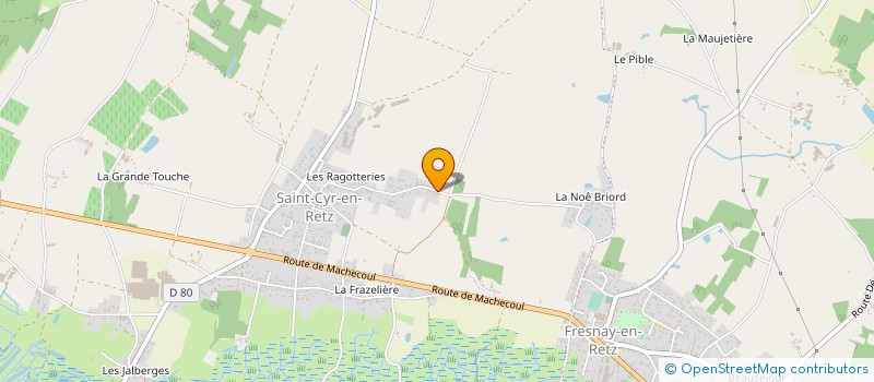 localisation de l'entreprise SOGEROD à VILLENEUVE-EN-RETZ