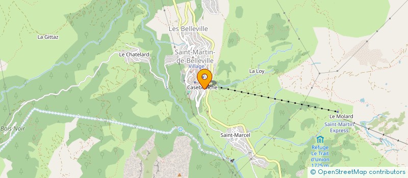 localisation de l'entreprise SOGESCOM  LES BELLEVILLE