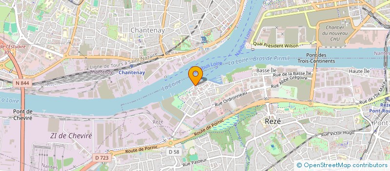 localisation de l'entreprise SOGESCOM à REZE