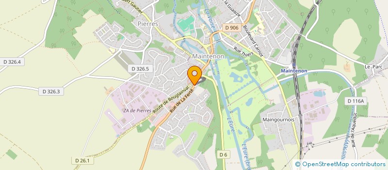 localisation de l'entreprise SOGESE à PIERRES