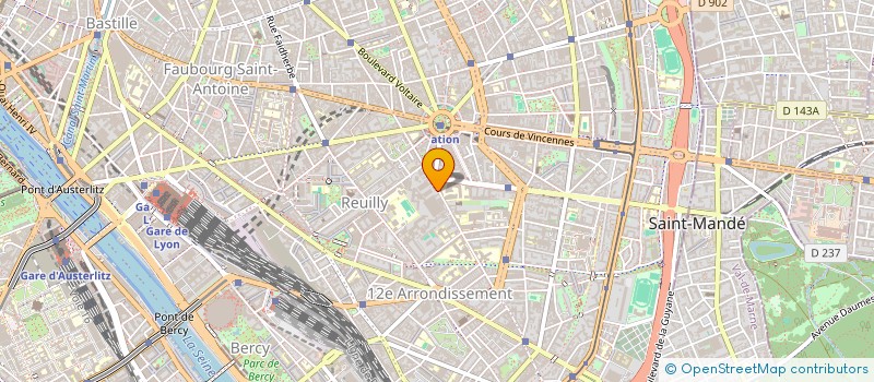 localisation de l'entreprise SOGESFI  PARIS