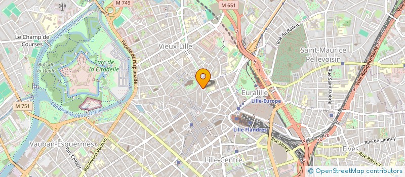 localisation de l'entreprise SOGESIM à LILLE