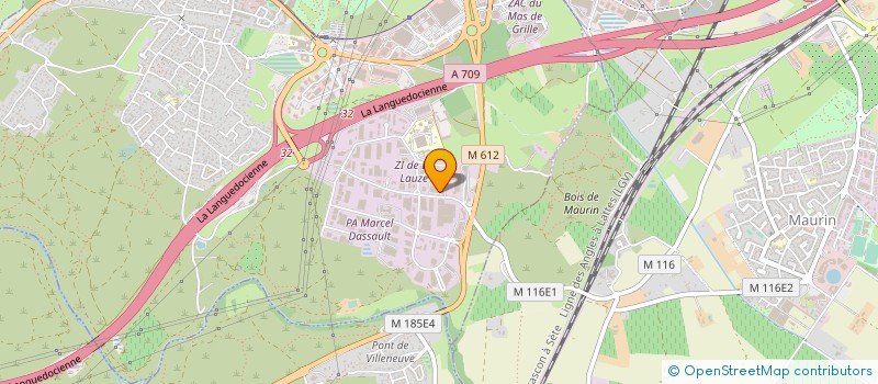 localisation de l'entreprise SOGESMAR à SAINT-JEAN-DE-VEDAS