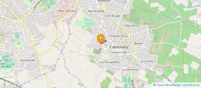 localisation de l'entreprise SOGESPRA  CABESTANY