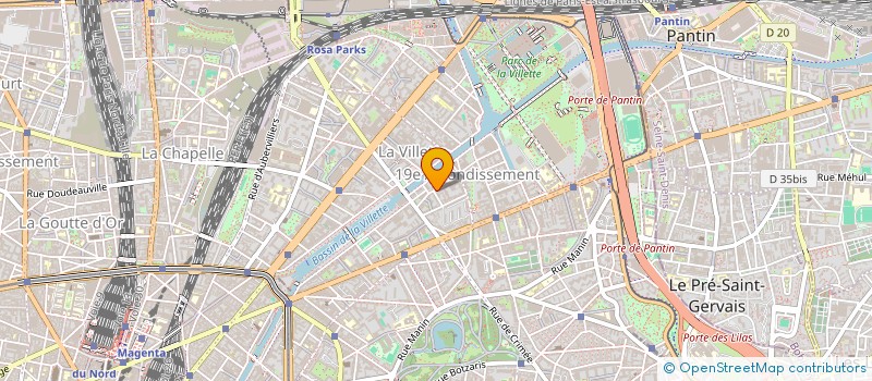 localisation de l'entreprise SOGEST à PARIS