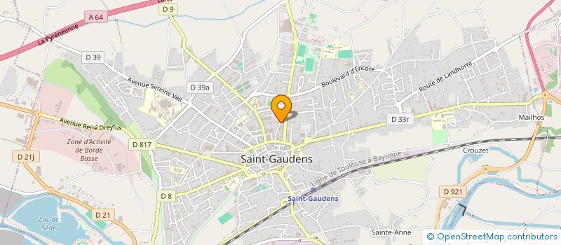 localisation de l'entreprise SOGEST à SAINT-GAUDENS