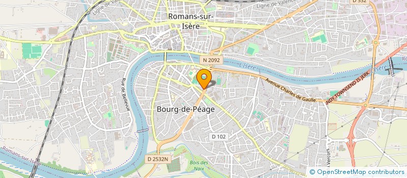 localisation de l'entreprise SOGEST  BOURG-DE-PEAGE