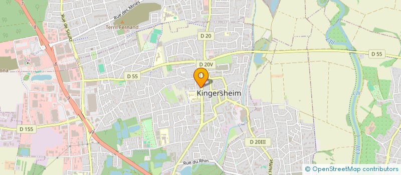 localisation de l'entreprise SOGESTI à KINGERSHEIM