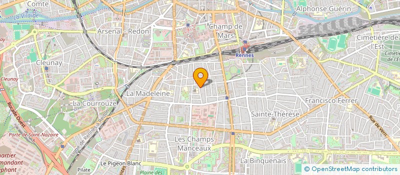 localisation de l'entreprise SOGESTIM  RENNES
