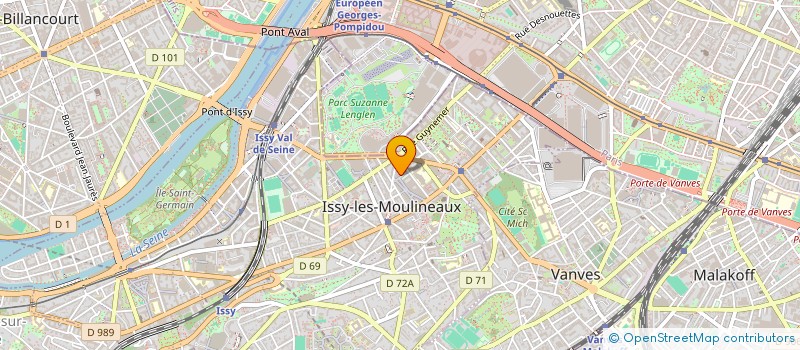 localisation de l'entreprise SOGESTOP K à ISSY-LES-MOULINEAUX