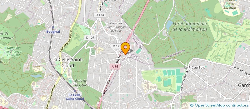 localisation de l'entreprise SOGESTRIM SAS  LA CELLE-SAINT-CLOUD