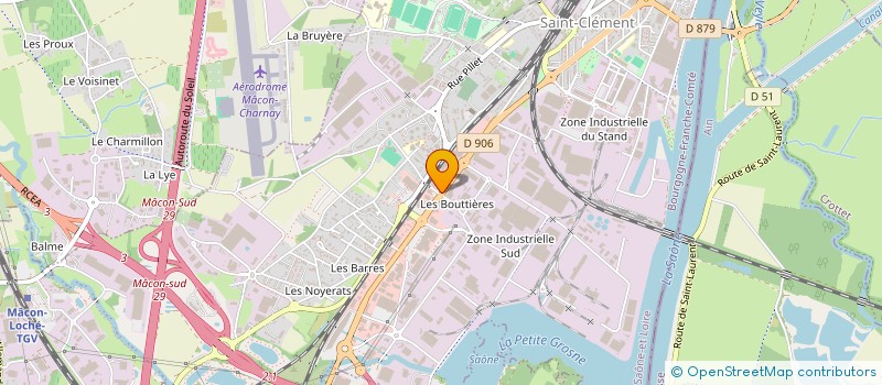 localisation de l'entreprise SOGESVAL à MACON