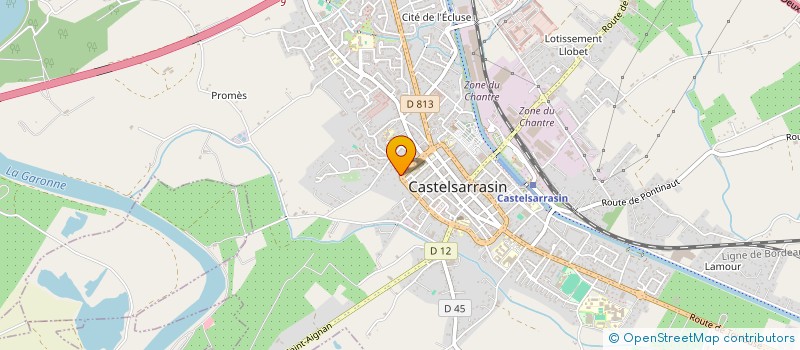 localisation de l'entreprise SOGESYL  CASTELSARRASIN