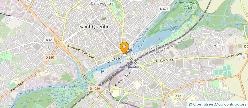 localisation de l'entreprise SOGET'IMM à SAINT-QUENTIN