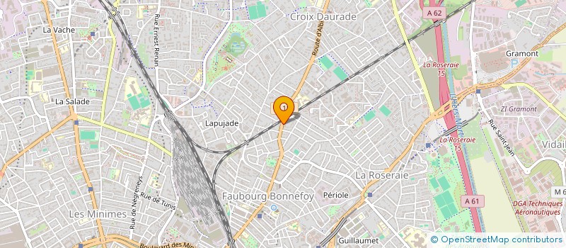 localisation de l'entreprise SOGETEA  TOULOUSE