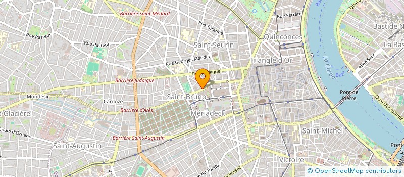 localisation de l'entreprise SOGETEC à BORDEAUX
