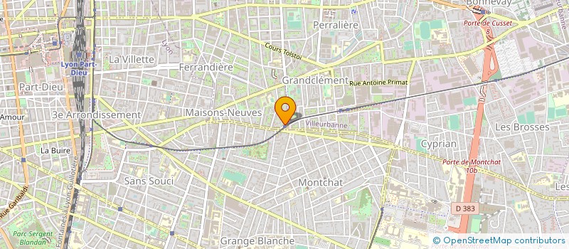 localisation de l'entreprise SOGETH  VILLEURBANNE