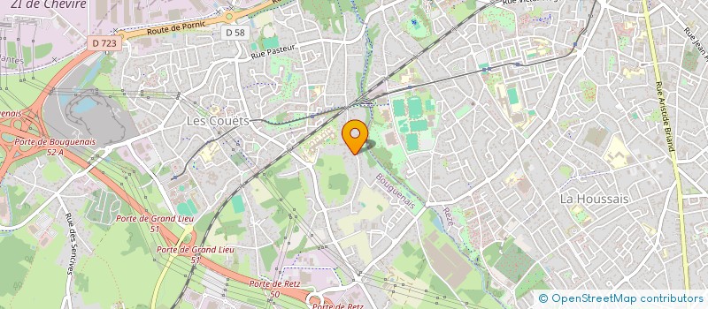 localisation de l'entreprise SOGETI à BOUGUENAIS