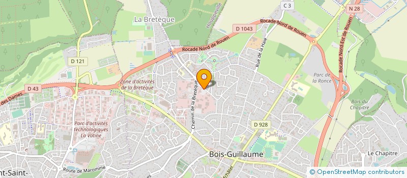 localisation de l'entreprise SOGETI à BOIS-GUILLAUME