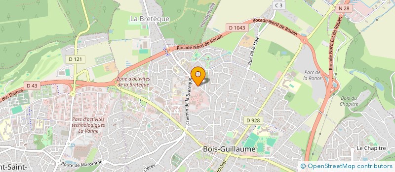localisation de l'entreprise SOGETI INGENIERIE à BOIS-GUILLAUME