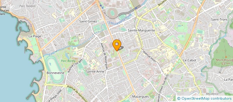 localisation de l'entreprise SOGETOURS à MARSEILLE
