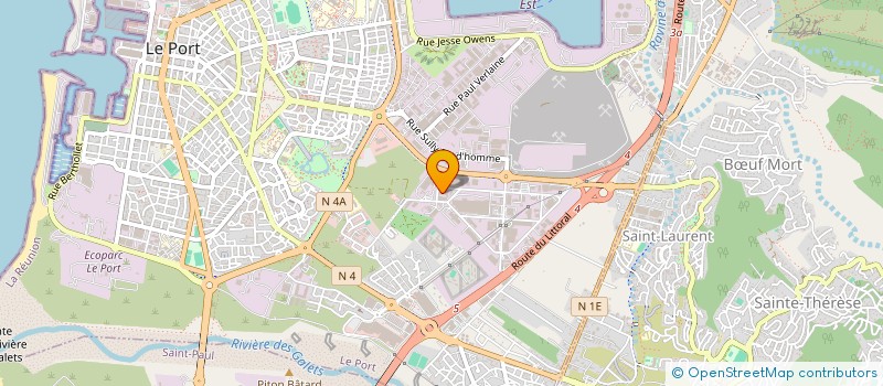 localisation de l'entreprise SOGETRANS à LE PORT