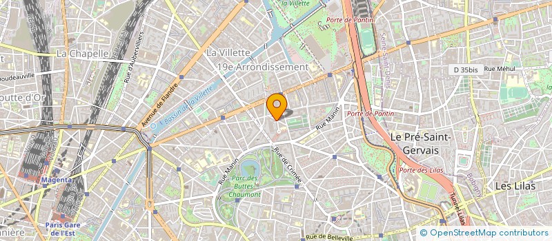 localisation de l'entreprise SOGETRONIC à PARIS