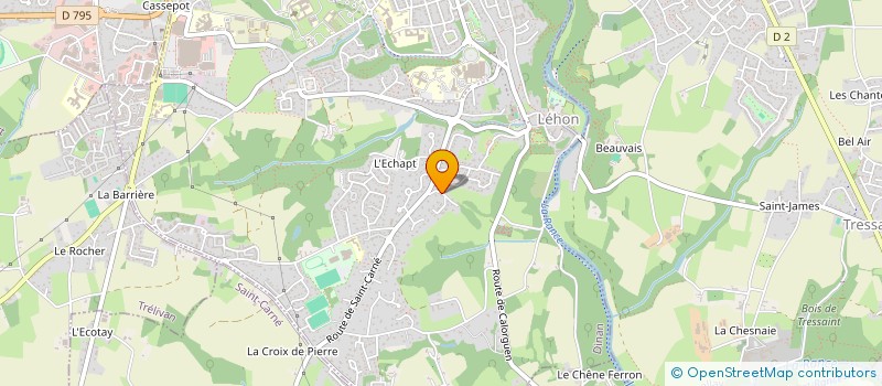 localisation de l'entreprise SOGEVE  DINAN