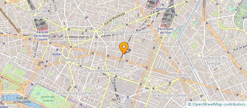 localisation de l'entreprise SOGEVEL à PARIS