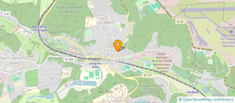 localisation de l'entreprise SOGEVI  JOUY-EN-JOSAS