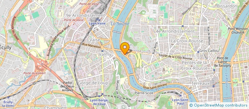 localisation de l'entreprise SOGEX  LYON