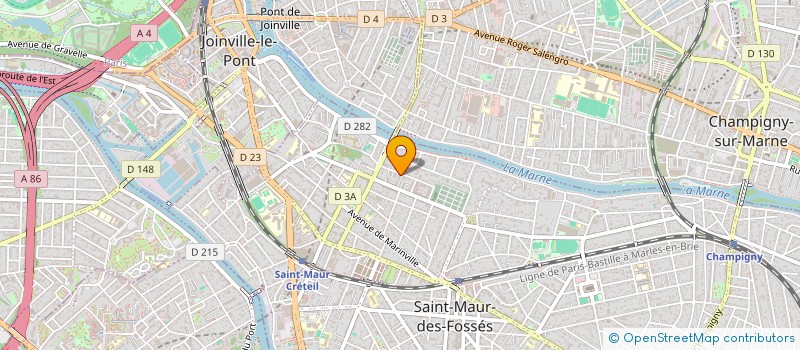 localisation de l'entreprise SOGEX à SAINT-MAUR-DES-FOSSES
