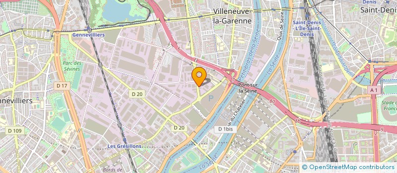 localisation de l'entreprise SOGI à VILLENEUVE-LA-GARENNE